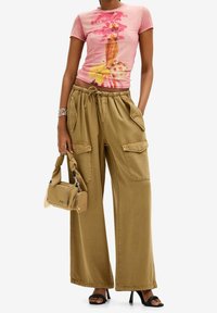 Desigual T-shirts print - pink