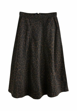 Next, TALL FIT - DENIM MAXI SKIRT - A-line skirt - leopard