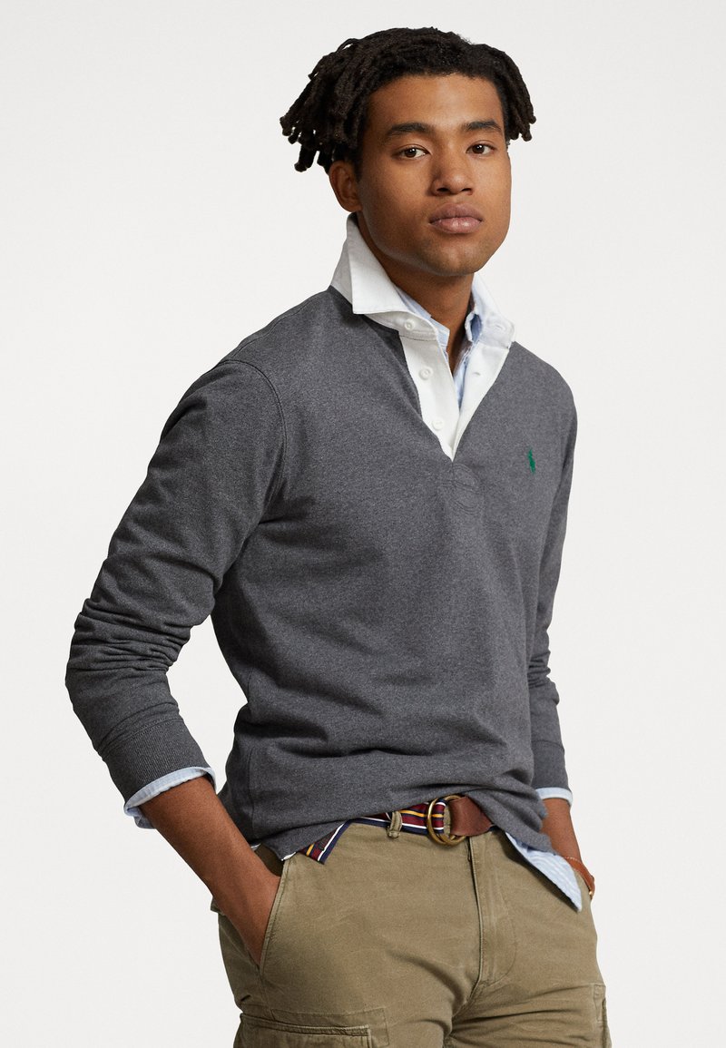 Polo Ralph Lauren THE ICONIC RUGBY SHIRT - Polo - barclay heather