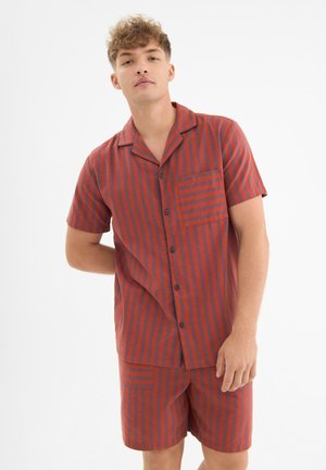STRIPE SET - Nachtwäsche Set - red blue