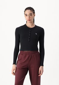 Abercrombie & Fitch CLOUD ICON  - Långärmad tröja - black beauty