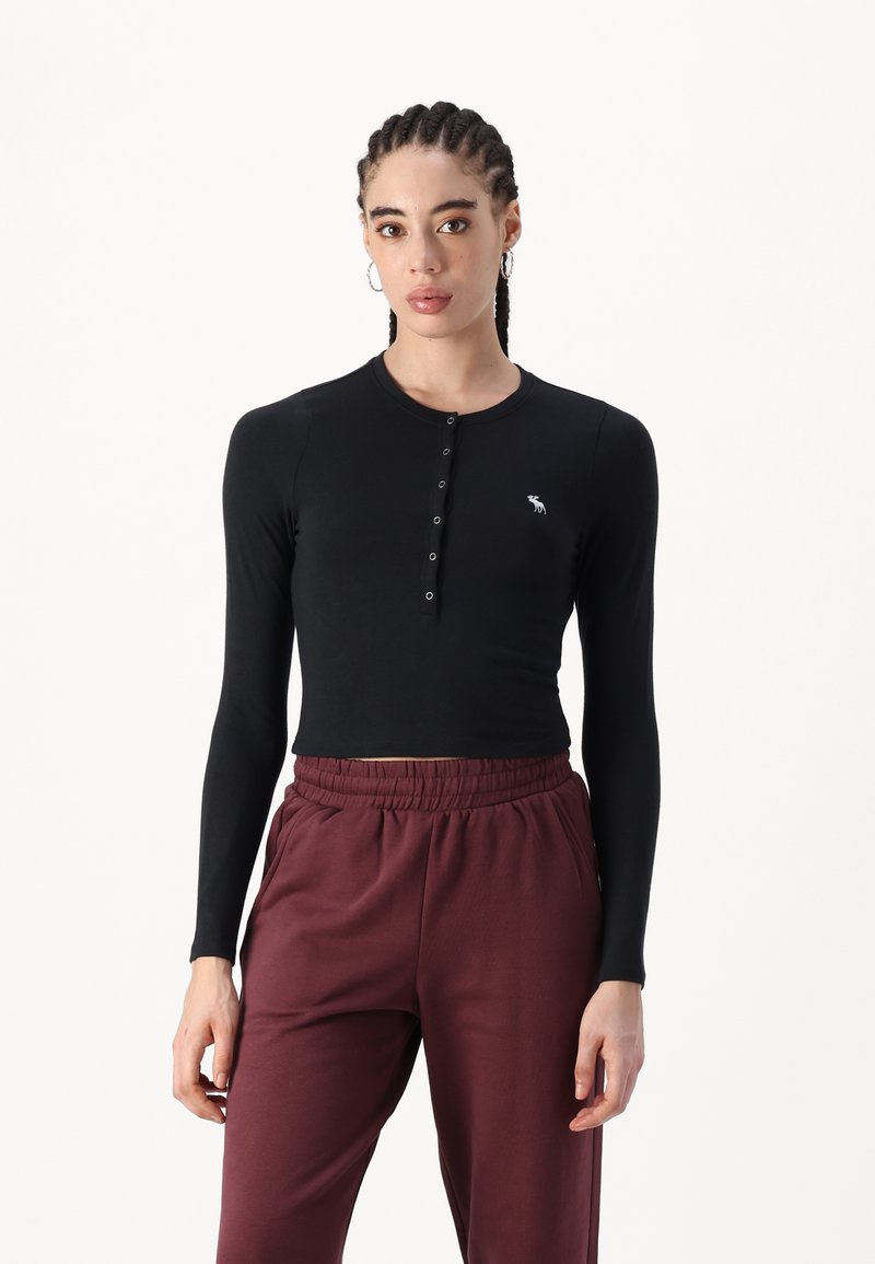 Abercrombie & Fitch CLOUD ICON  - Långärmad tröja - black beauty