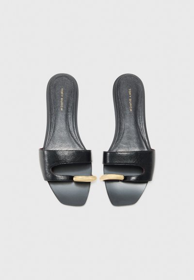 Tory Burch PIERCED - Chaussons - perfect black/silver-coloured