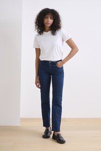 Kaffe - KAVICKY  - Jeans Straight Leg - dark blue denim Thumbnail-Bild 1