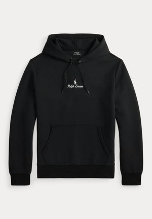 Polo Ralph Lauren LOGO DOUBLE-KNIT HOODIE - Sudadera - black