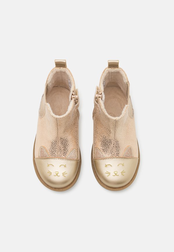 Stiefelette - gold