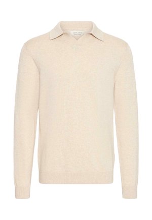 Casual Friday, CFBELLS POLO - Svetrík - summer sand melange