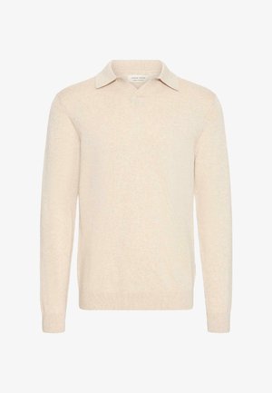 Casual Friday, CFBELLS POLO - Svetrík - summer sand melange