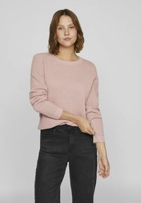 VILA VIDALO O-NECK - Stickad tröja - pale mauve