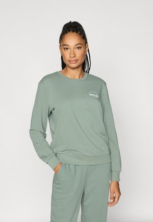 ONPCAVA LIFE - Sweatshirt - laurel wreath/ white