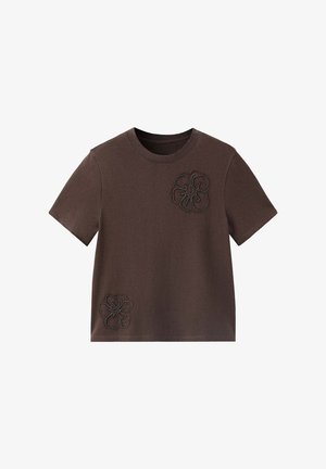 Mango, ADULT - T-shirt imprimé - dark brown