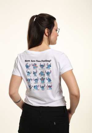 DISNEY LILO & STITCH STITCH MOODS - Print T-shirt - white