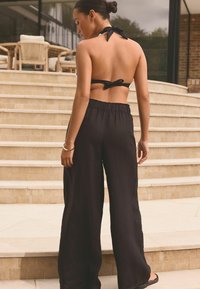 Next REGULAR FIT WIDE - Nadrágok - black