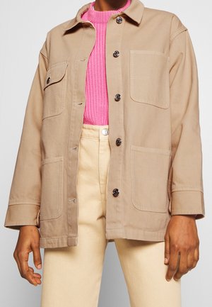 Veste en jean - beige