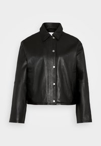 Samsøe Samsøe JACKET Lederjacke black/schwarz Zalando