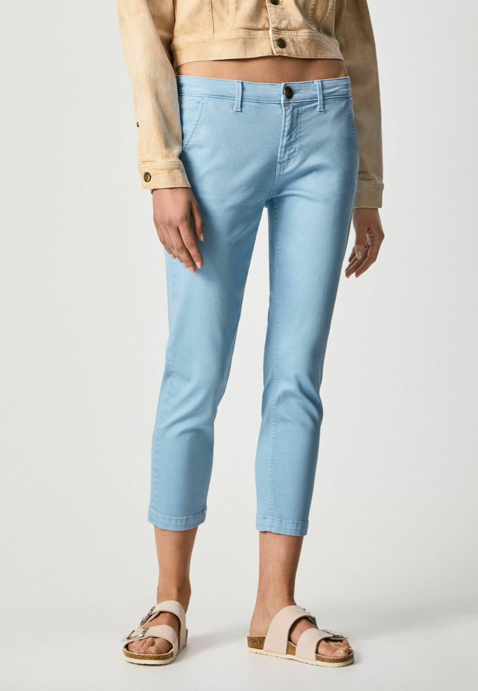 Pepe Jeans MAURA - Pantalones chinos - blue/azul - Zalando.es