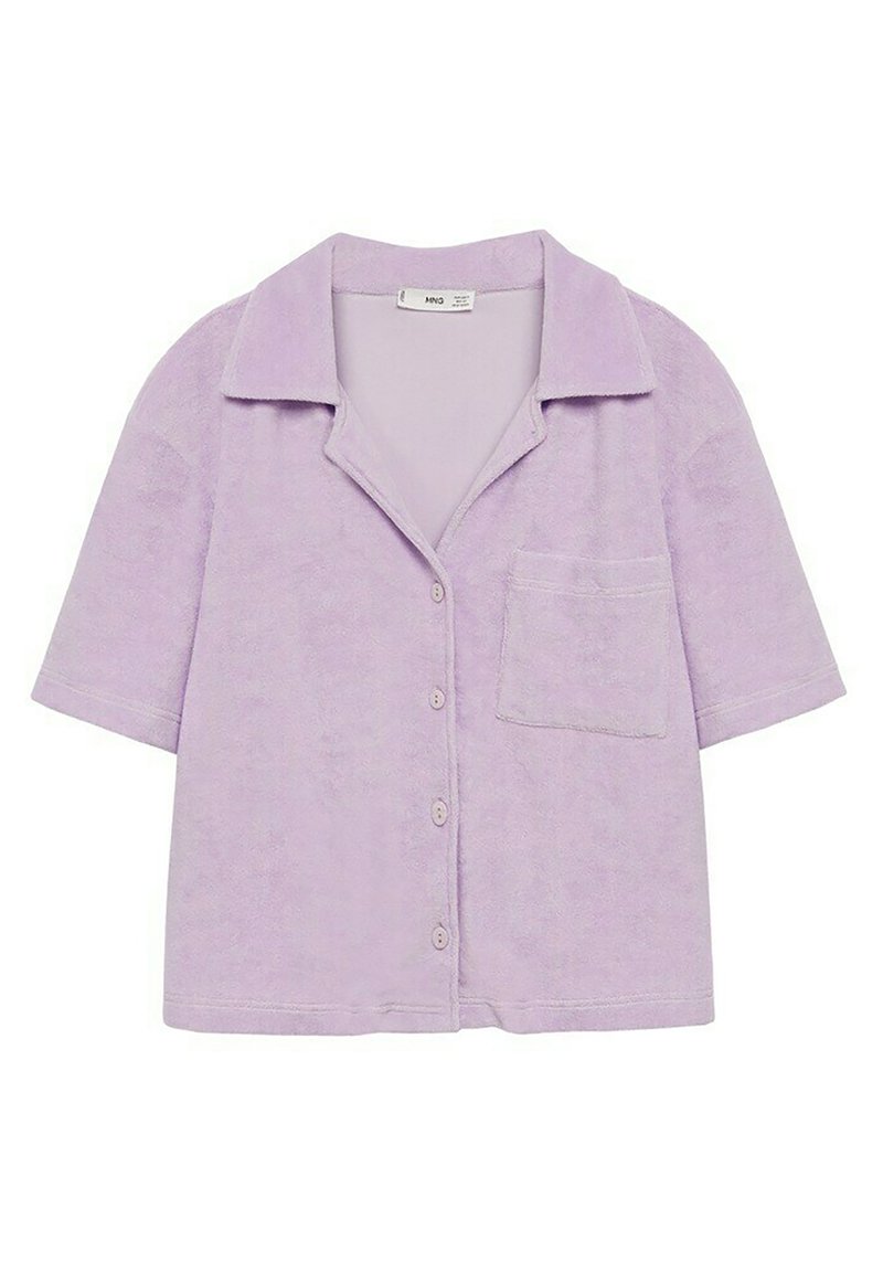 Mango Pyjamashirt paars Mango Pyjamashirt paars
