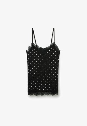 Tezenis, V-NECK - Top - black