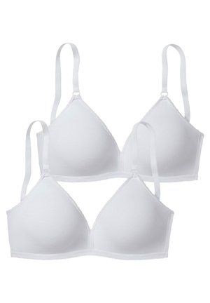 LASCANA 2 PACK - Triangel BH - weiß