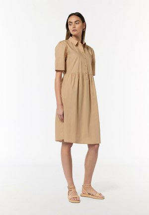 comma casual identity Shirt dress - sandstein