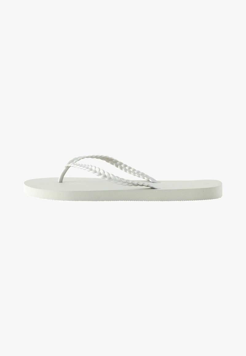 Next PEARLISED PLAITED - REGULAR FIT - Sandales tongs - metallic