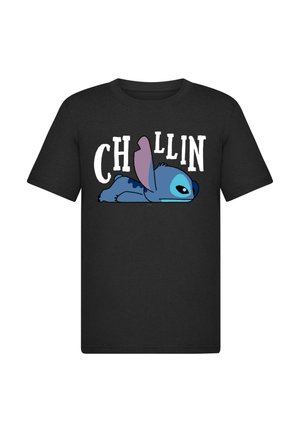 LILO STITCH CHILLIN - T-Shirt print - black