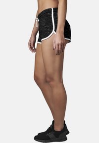 Urban Classics SPACE DYE  - Šortai - black, white