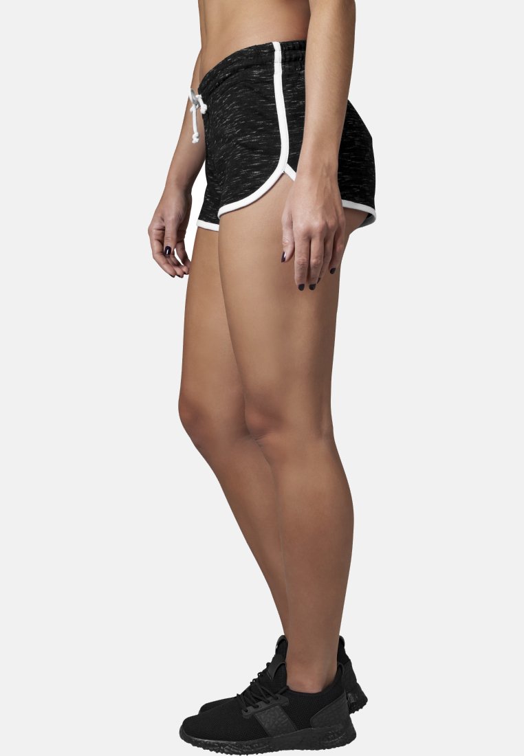 Damen Kleider | Urban Classics LADIES SPACE DYE HOTPANTS Shorts black, white/schwarz - WV00982 Damen Kleider | Urban Classics LADIES SPACE DYE HOTPANTS Shorts black, white/schwarz - WV00982