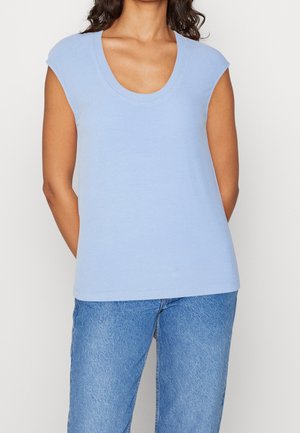 Jednoduché tričko - blue