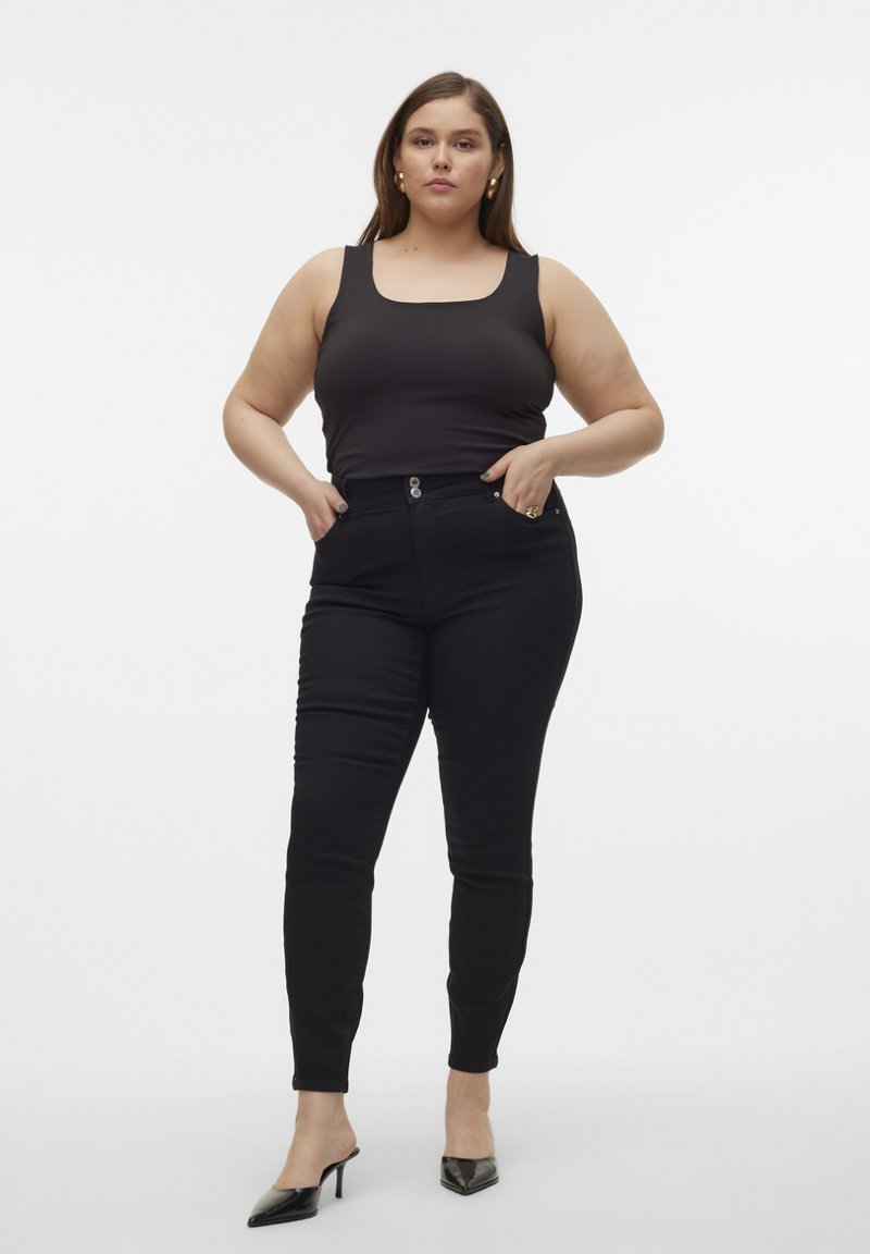 Vero Moda Curve Jeggings zwart denim/blackdenim Vero Moda Curve Jeggings zwart denim/blackdenim