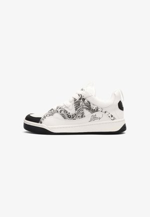 Ed Hardy LOW - WAVES - Skateboardové boty - white/black
