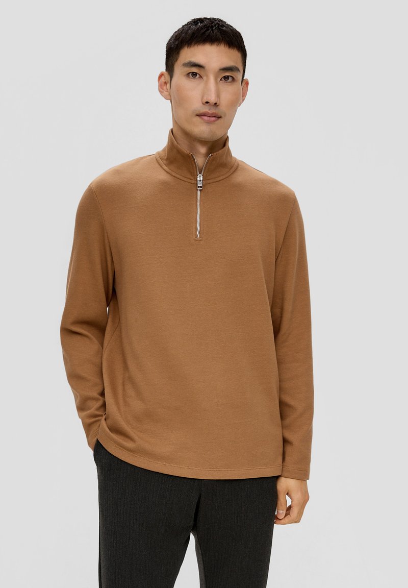 s.Oliver Langarmshirt - sandstein