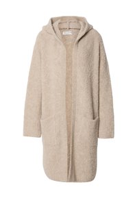 WRAP LONGSLEEVE HOOD - Cardigan - chalky mauve melange