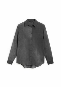 Chemisier Monsoon Gris Argenté Foncé - Manches Longues, Taille M, Neuf Sans étiquettes