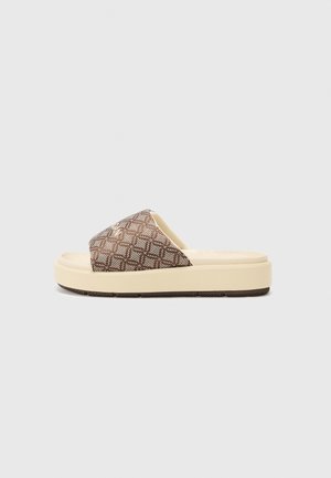 JORDAN SOPHIA SLIDE - Mules - rattan/rattan/baroque brown/brown/sail
