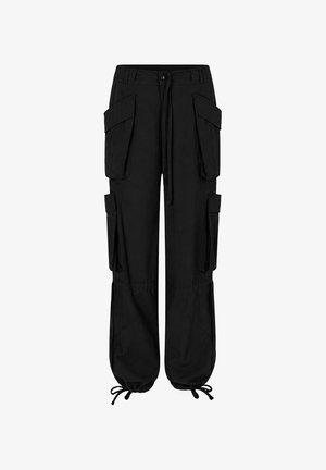 #VDR VILLADELLEROSE, Pantalon cargo - black