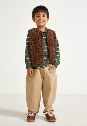 Lindex, LINDEX BARREL TROUSERS LINDEX - Trousers - beige