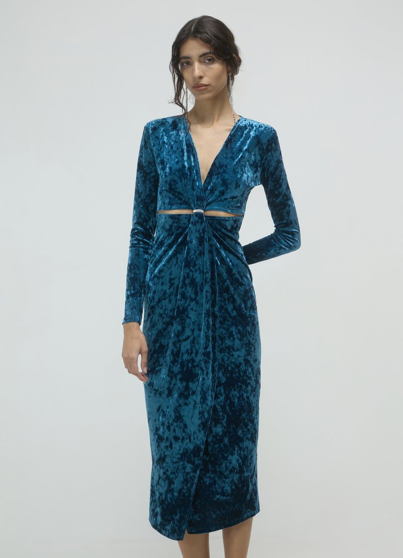 Calliope CON CUT OUT - Cocktailkleid/festliches Kleid - blu ottanio scuro