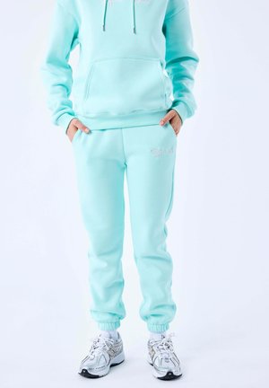 JOGGING SIGNATURE - Trainingsbroek - vert menthe   blanc cassé