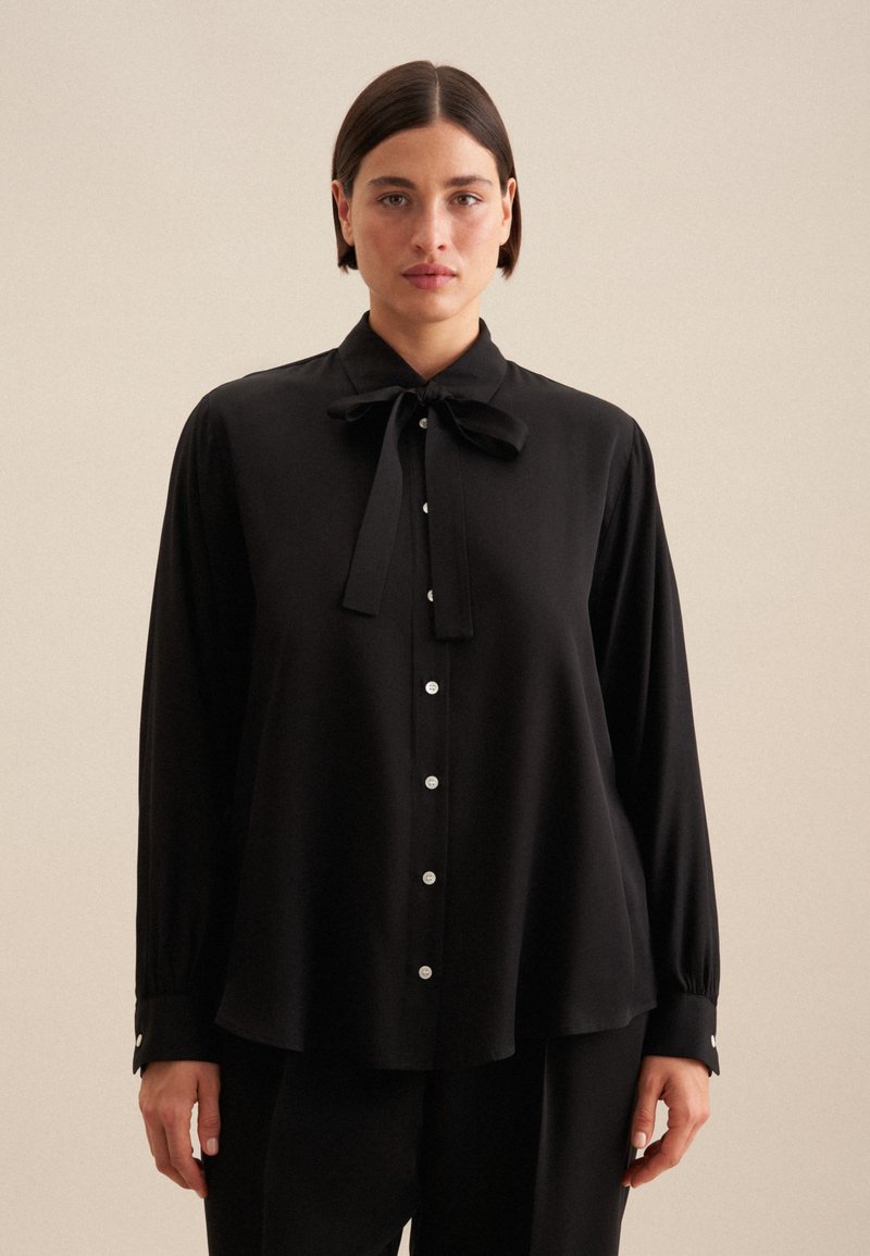 Seidensticker Camicia - black