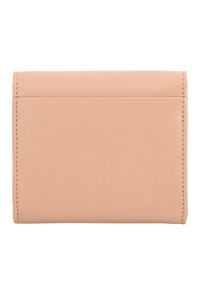 DUDU MINI IN VERA CON  ZIP CHIUSURA A BOTTONE  COMPATTO - Portafoglio - rosa cipria