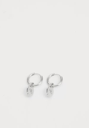Lauren Ralph Lauren HUGGIE LOGO DROP  - Orecchini - silver-coloured