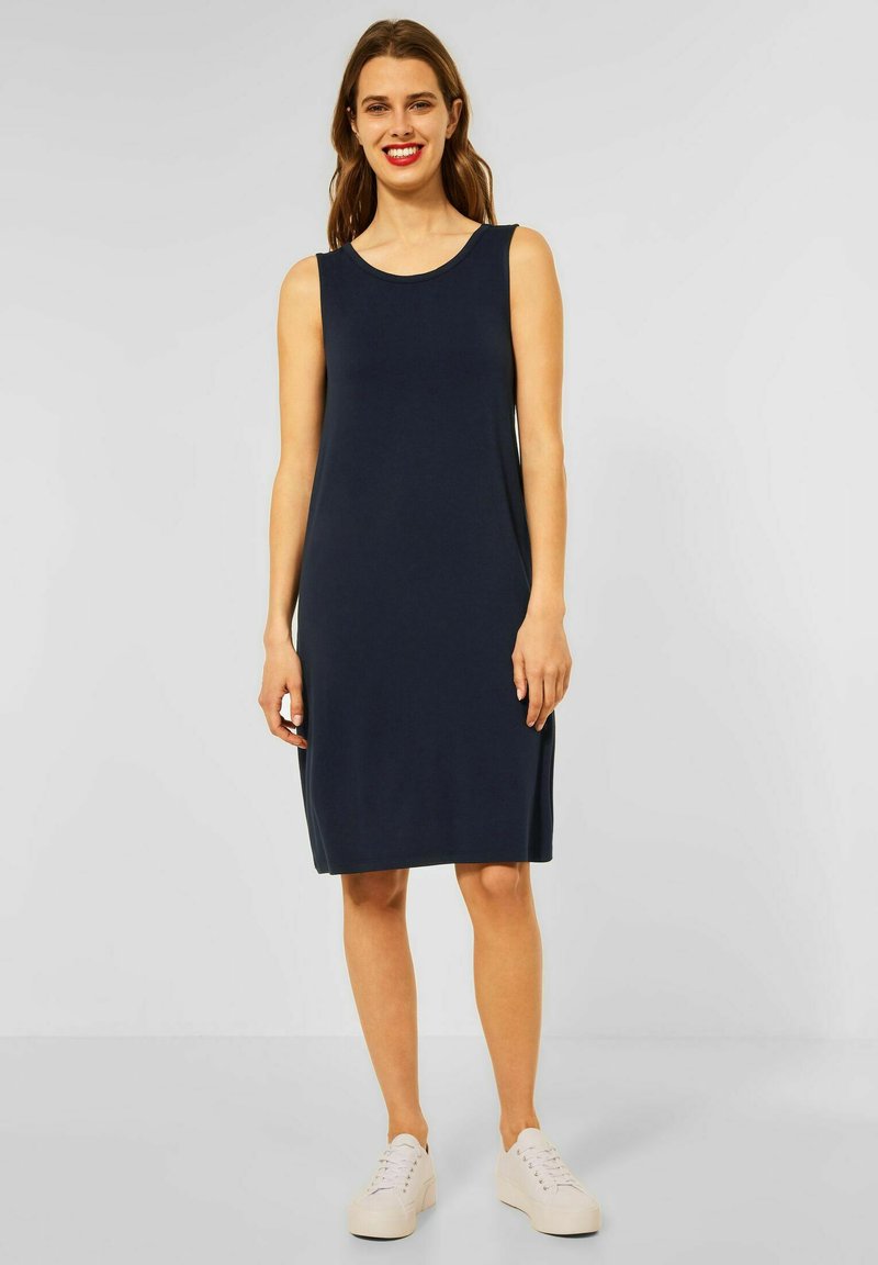 Damen Freizeitkleider | Street One Jerseykleid blau/dunkelblau - NW24769 Damen Freizeitkleider | Street One Jerseykleid blau/dunkelblau - NW24769