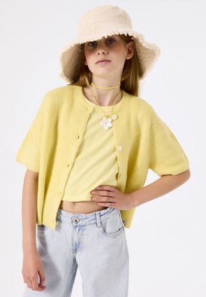 Chaqueta de punto - soft lemon