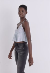 BDG Urban Outfitters BELLA BABYDOLL - Felső - blue