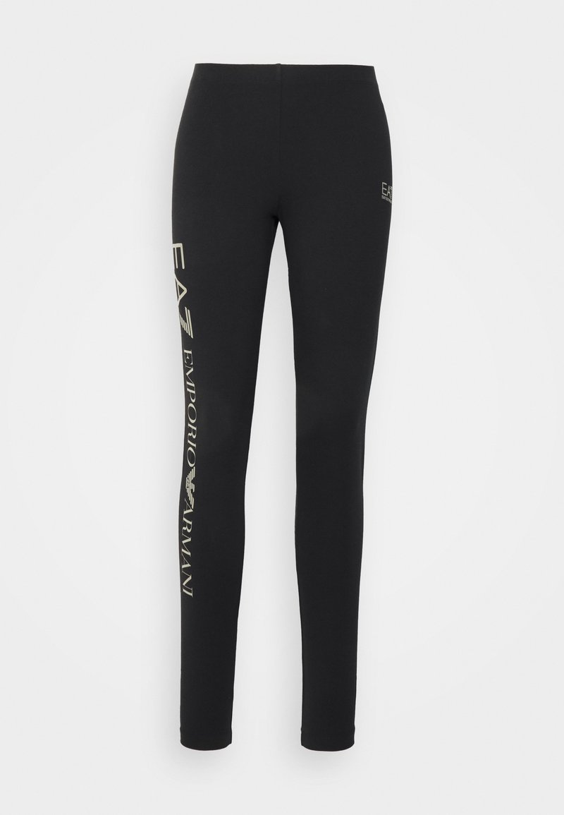 EA7 Emporio Armani Tracksuit bottoms - black/gold