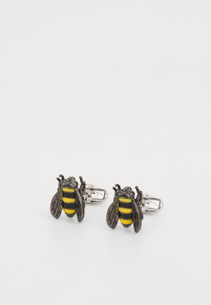 CUFFLINK BEE UNISEX - Cufflinks - black