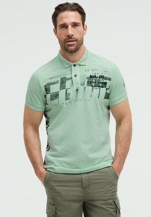 Camp David, CAMP DAVID POLO AUS FLAMMGARN-PIKEE  MIT ARTWORKS - Poloshirt - light mint