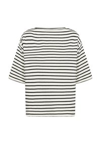 INGINA  - Apdrukāts T-krekls - white and black stripe