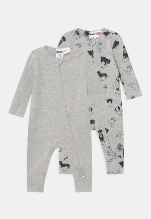 THE LONG SLEEVE FOOTLESS ZIP 2 PACK UNISEX - Pyžamo - cloud marle